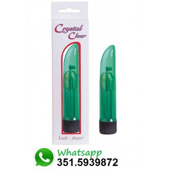 Crystal Clear Green LADY VIBRATOR