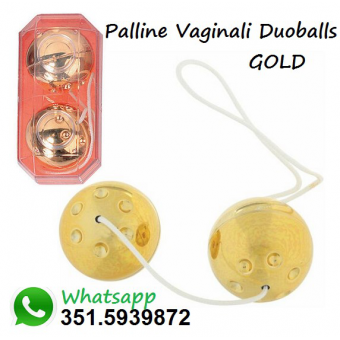 Palline Vaginali Duoballs Soft GOLD Orgasmus Love Balls